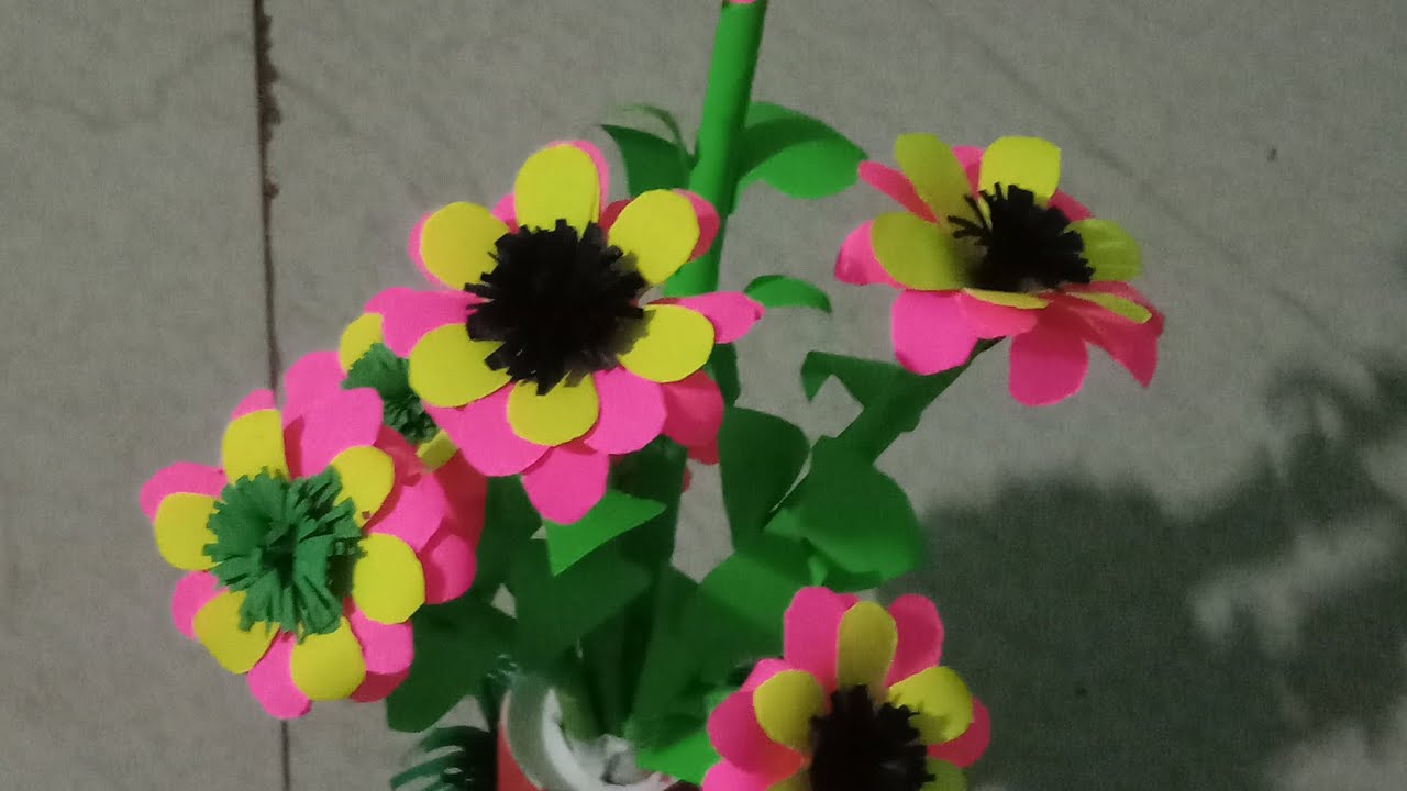 colour paper art/hand made art/home decorate ideasviral"paper se