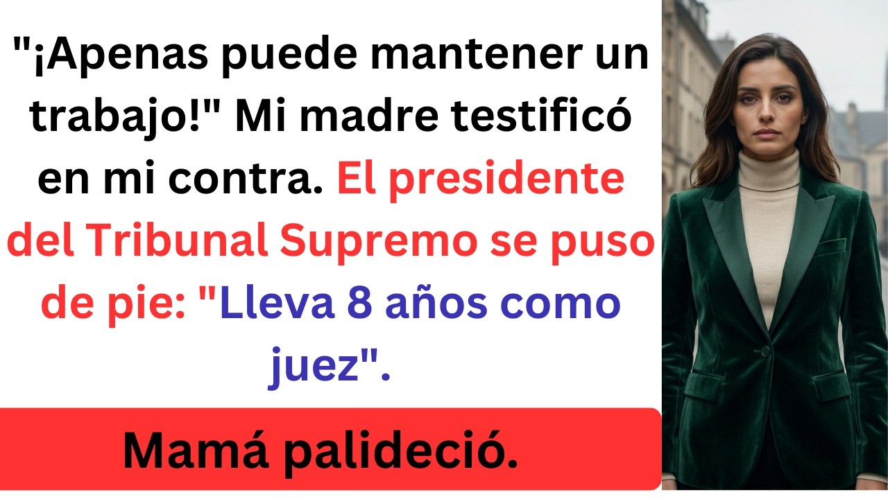Su propia familia la subestimó, hasta el día en que tomó la palabra y ganó el futuro de su hijo.