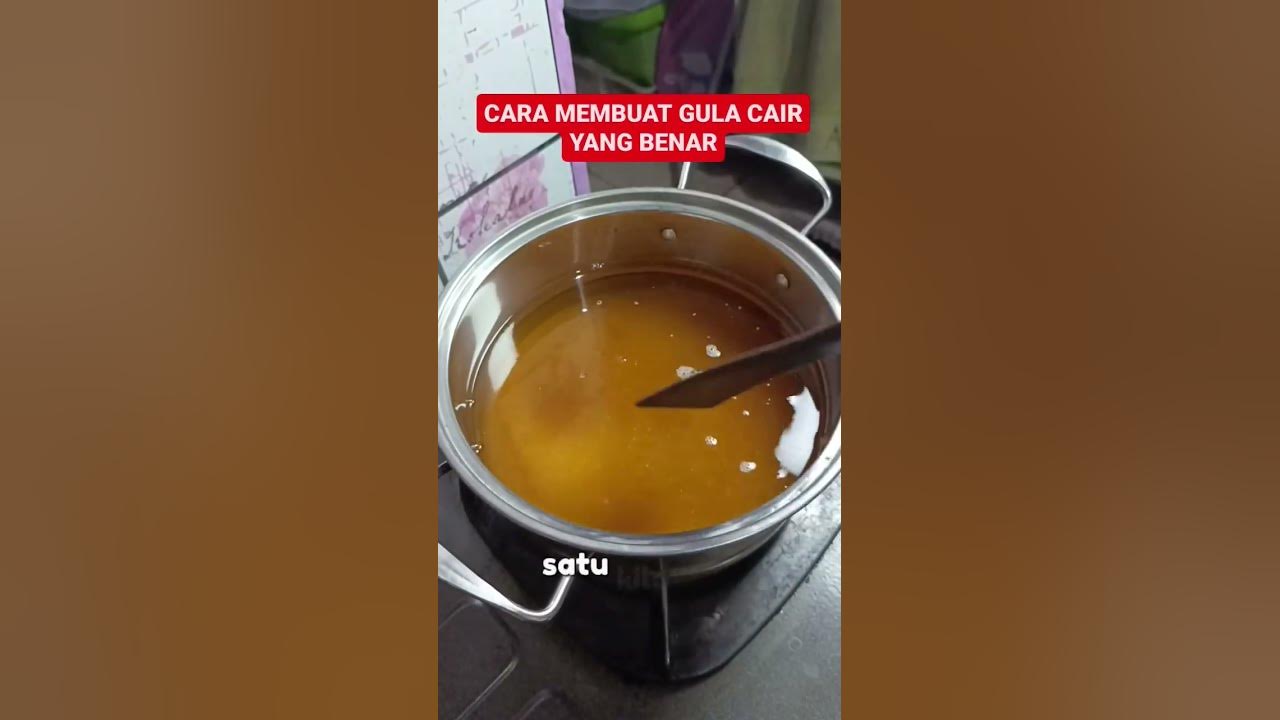 Cara Membuat Gula Cair atau Simple Syrup #fypシ