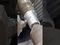 Thread cut in shaft