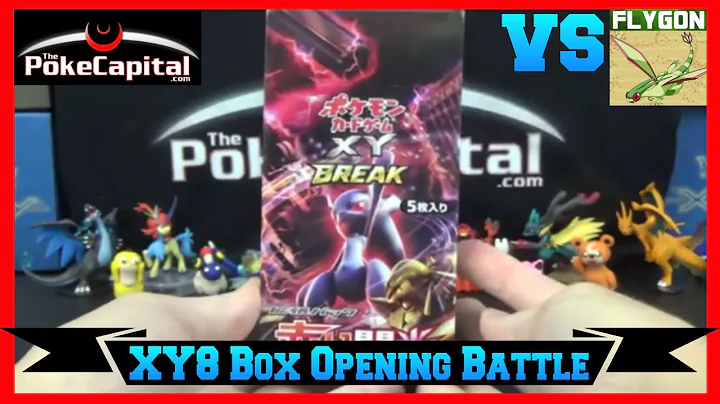 Pokemon Cards - XY8 Red Flash Booster Box Opening Battle vs Flygon