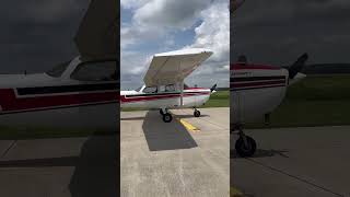 Cessna 172 on the ramp