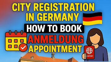 **"How to Book Your City Registration (Anmeldung) Appointment in Germany | Step-by-Step Guide"**