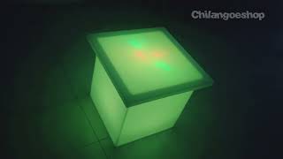 Vídeo: Mesa Griega Mini Iluminada Sala Lounge Neonmania