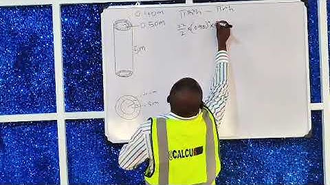How to calculate volume of concrete in a hollow column.#building #maths  #civil #viral #fypシ゚viral