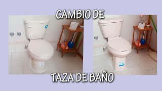 CAMBIO DE TAZA DE BAÑO (WC)