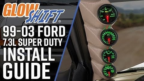 GlowShift | How To Install A Diesel Gauge Package Into Your 99-03 Ford Super Duty 7.3L Power Stroke
