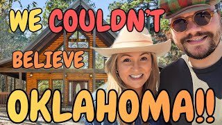 Scottish Couple in Oklahoma for the First Time! Staying in a Choctaw Cabin in the Woods!