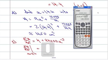 Core Maths: Differentiation 5 - Max/Min Problems