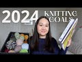 How im improving my knitting life this year  2024 knitting goals and intentions