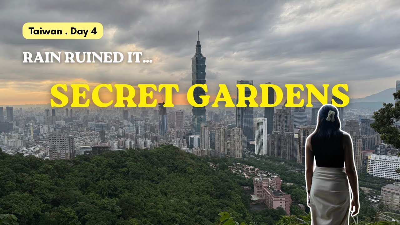 Дождь привел к посещению СЕКРЕТНЫХ садов Тайбэя и видам на Слоновью гору | Тайвань, день 4 🇹🇼