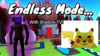 How Far Can Shadow Tv Get In Endless? Toilet Tower Defense