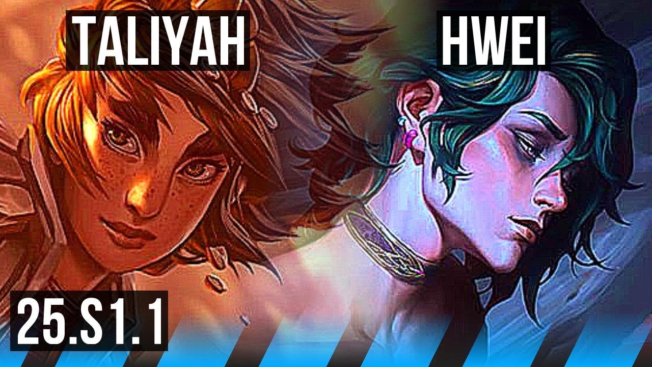 TALIYAH vs HWEI (MID) KR Master 25.S1.1 YouTube