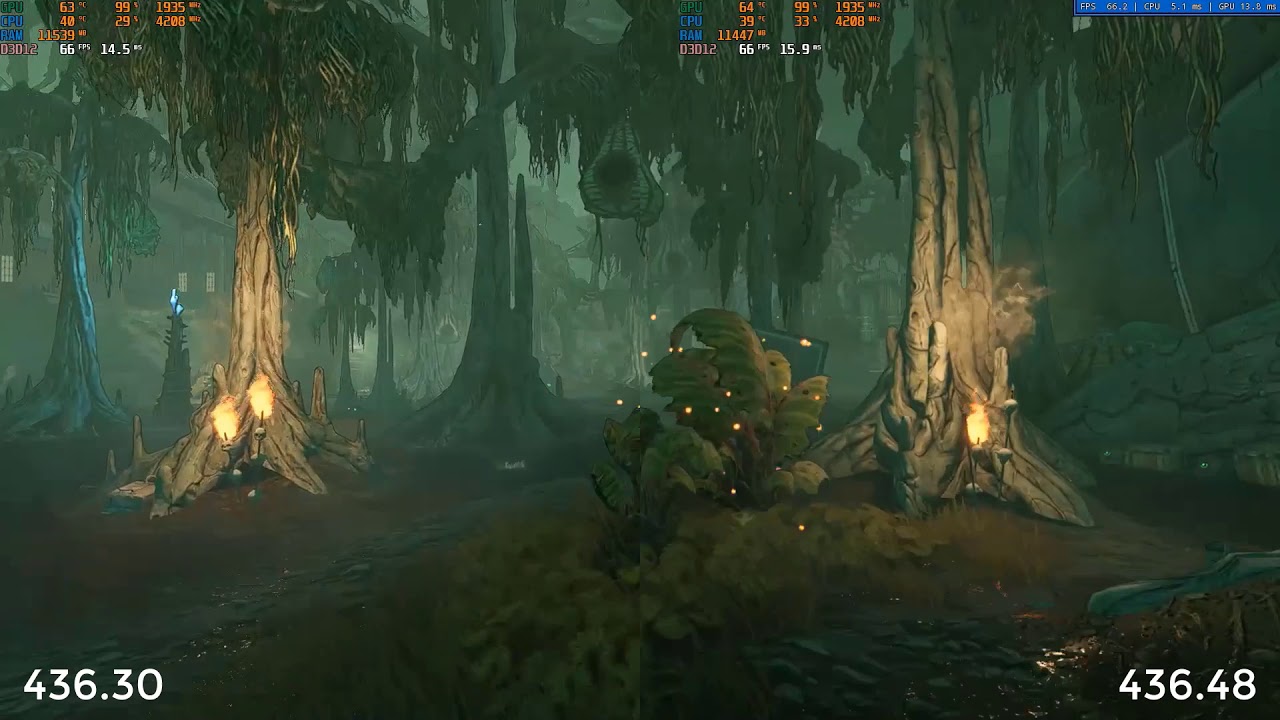 Borderlands 3 Benchmark | Nvidia Drivers | 436.30 vs 436.48 | Ultra Settings - 1080p