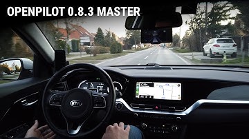 Openpilot 0.8.3 master | Various EU roads | Uncensored