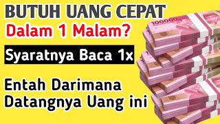 DAPAT UANG MALAM INI - BACA 1X SEBELUM TIDUR, BANGUN TIDUR REZEKI MENGALIR DERAS
