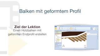Tutorial von Edificius - Balken mit geformtem Endprofil - ACCA software
