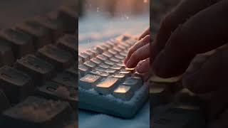 Kayboard Snow Asmr #keyboardasmr