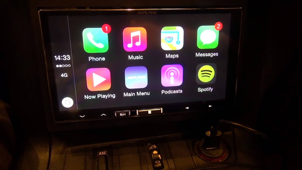 ALPINE iLX700 APPLE CARPLAY HEADUNIT YouTube