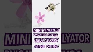 Mini ventilyator katta ventilyator matori yangi ixtiro