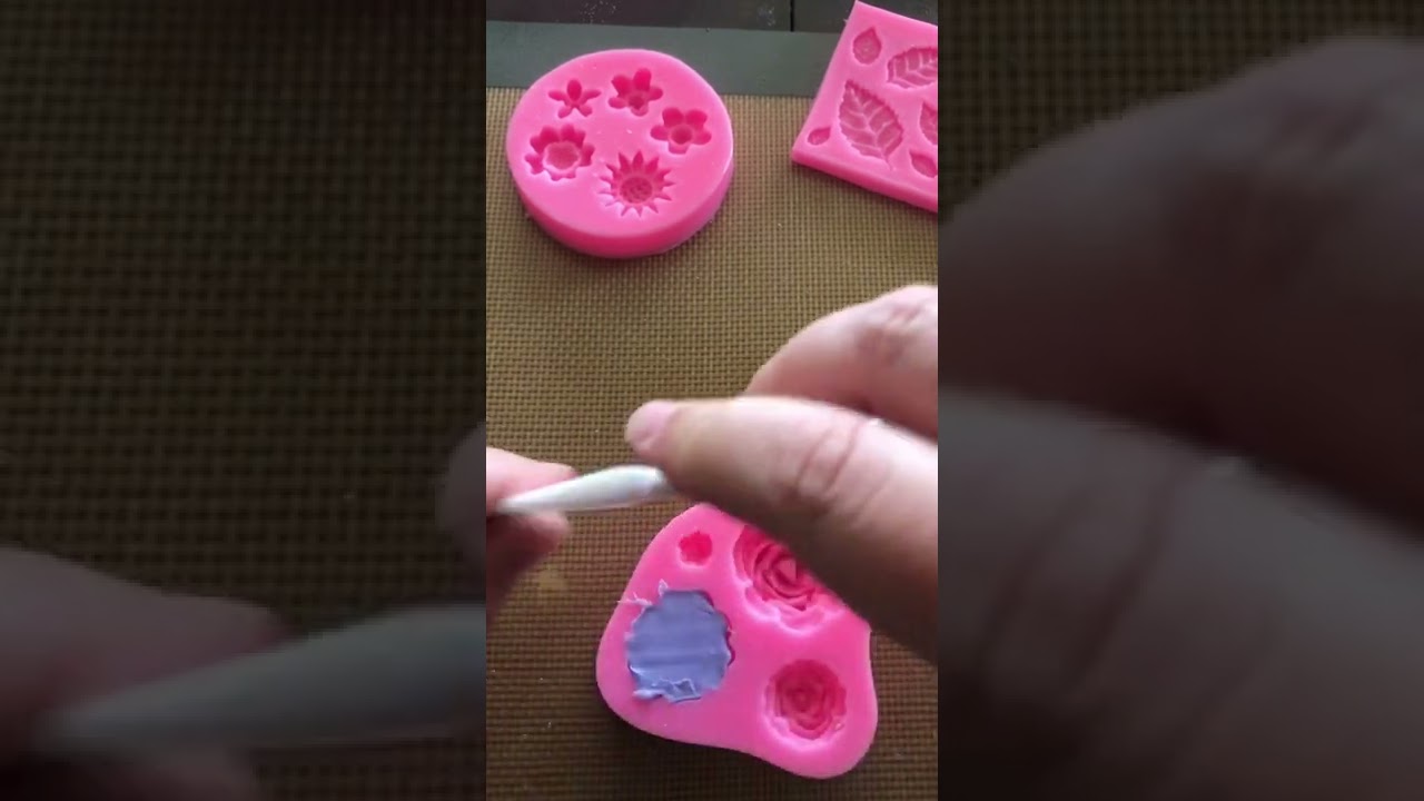 Easy Fondant Rose Using Mold