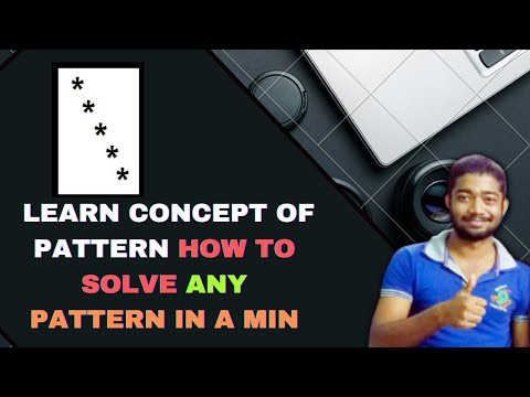 Learn concept of pattern How to solve DIGONAL PATTERN || pattern solving tips & tricks