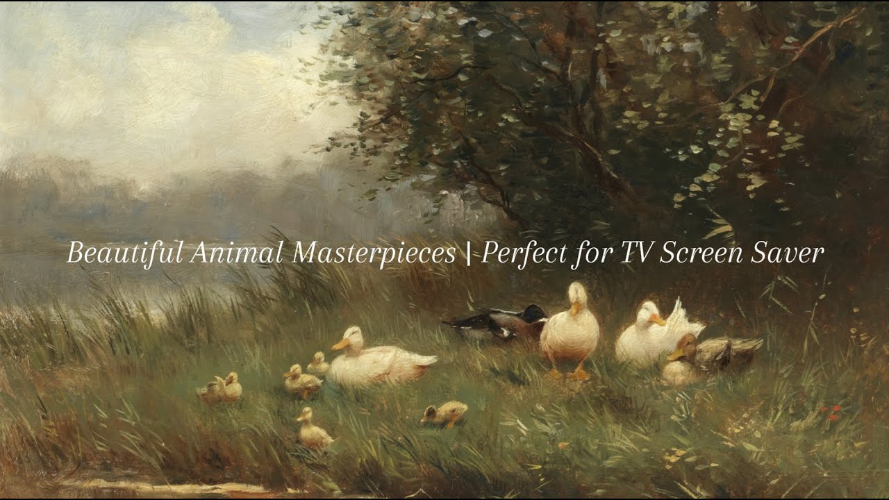 Beautiful 32 Stunning Animal Masterpieces | Perfect for a Relaxing TV Art Screen Saver | No Sound
