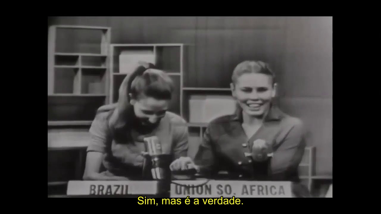 Brasileira dá sua opinião sobre o racismo em 1958