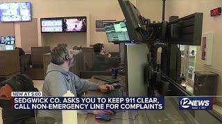 Sedgwick County opens non-emergency line for New Year s Eversion