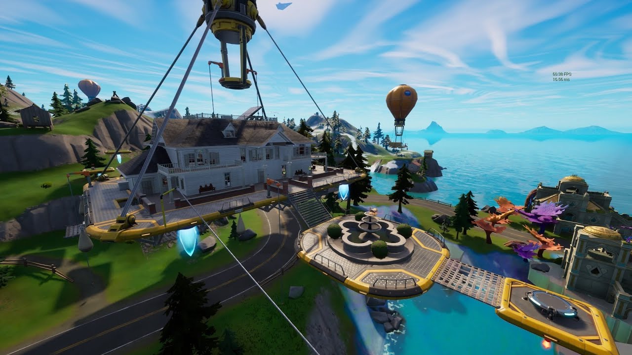 Fortnite Shell or High Water tour (Flying House)