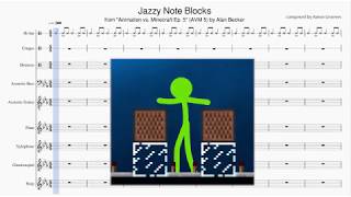 Video thumbnail of ""Jazzy Note Blocks" Sheet Music (& Piano Jam by Aaron Grooves)"