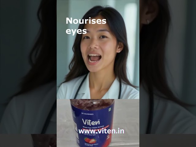 Viten Eye Gummy II Lutein II Astaxanthin II Zeaxanthin II DHA II Eye Protection II Blue Light Shield