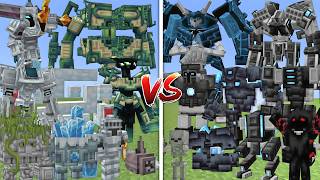 ALL LEGENDARY MONSTERS MOBS VS ALL EEEAB'S MOBS BATTLE IN MINECRAFT screenshot 2
