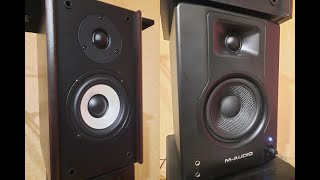 Microlab SOLO 1 уделают студийные мониторы M-AUDIO BX4 ??