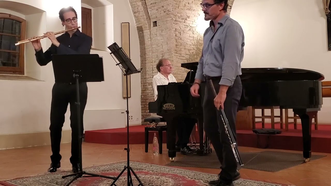 Quantz - Trio sonata in C minor for two flutes and piano - Pallottelli, Gauci-Ancelin, Braun