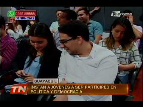 Instan a jóvenes a ser partícipes en política y democracia