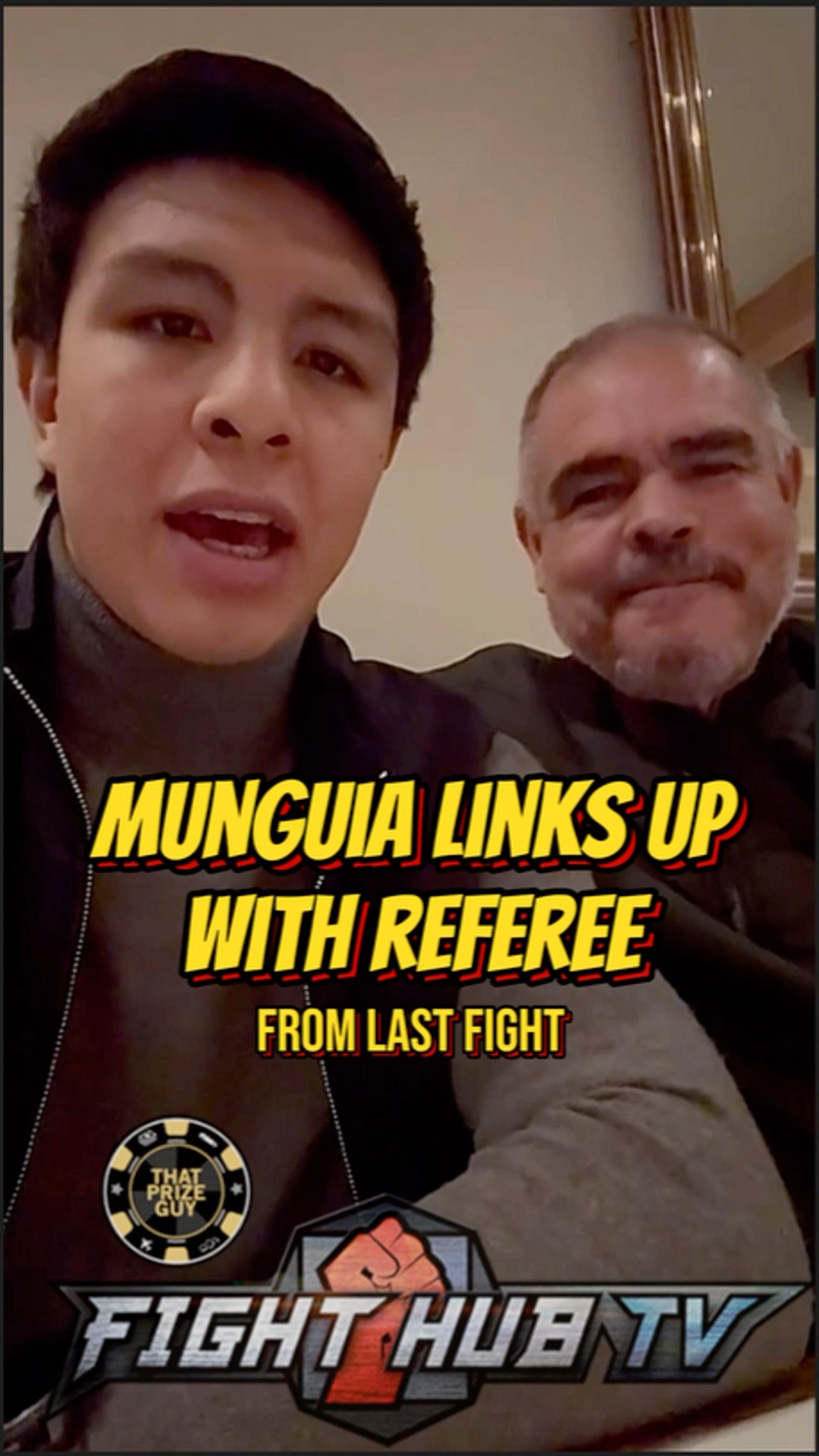 Jaime Munguia LINKS UP with Referee from his UPSET LOSS \u0026 WELCOMES REMATCH