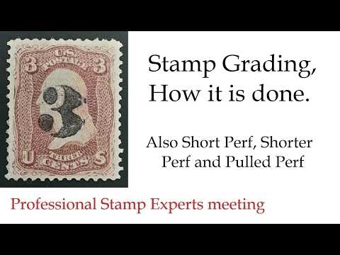 Stamp Grading - Watch it being done.