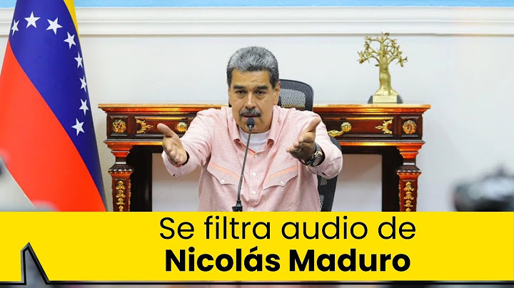 Tensión en Venezuela: Se filtra polémico audio de Nicolás Maduro