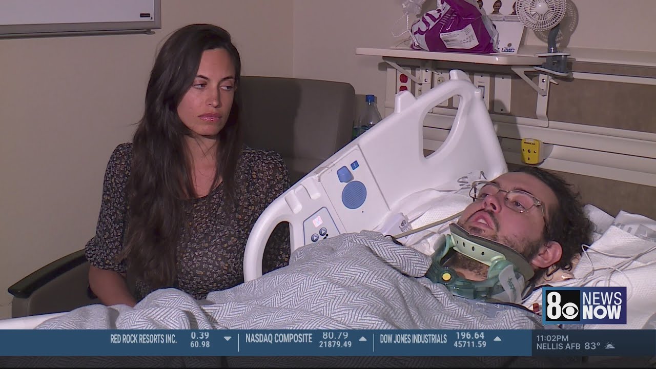 Las Vegas motorcycle crash victim shares safety message