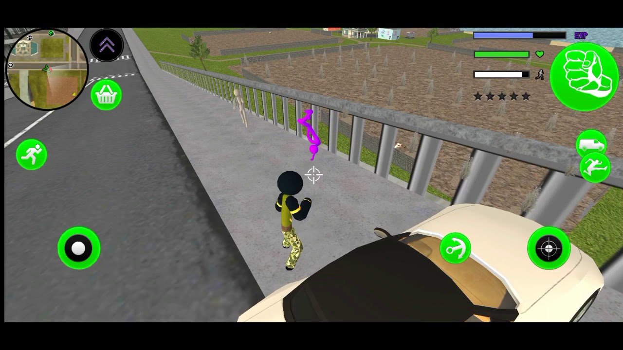 ►Army Stickman Kill Pink Mafia Stickman -Stickman Rope Hero Android Gameplay.