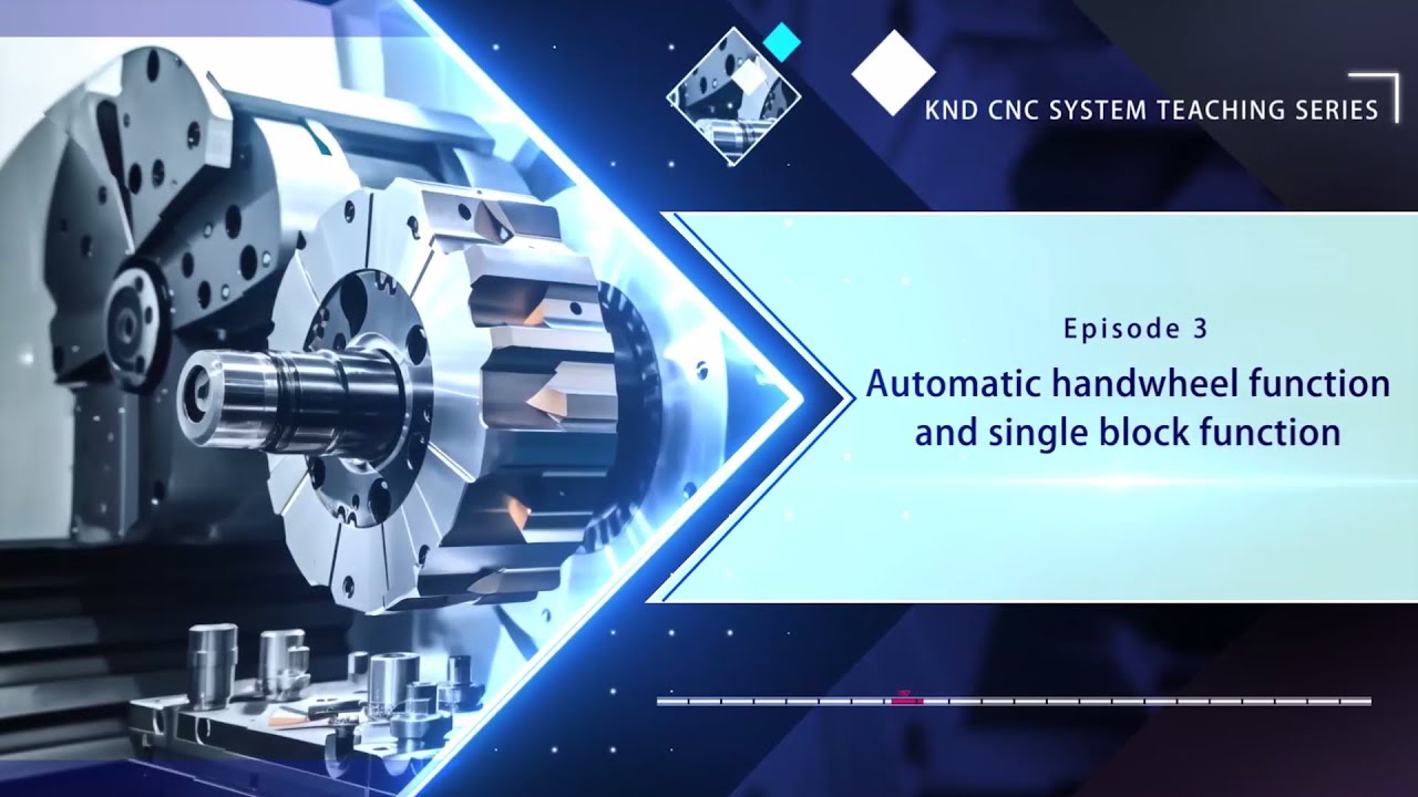 Lesson 3-Automatic handwheel function and single block function - YouTube