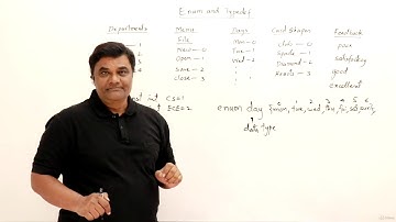 4.21  Enum and Typedef