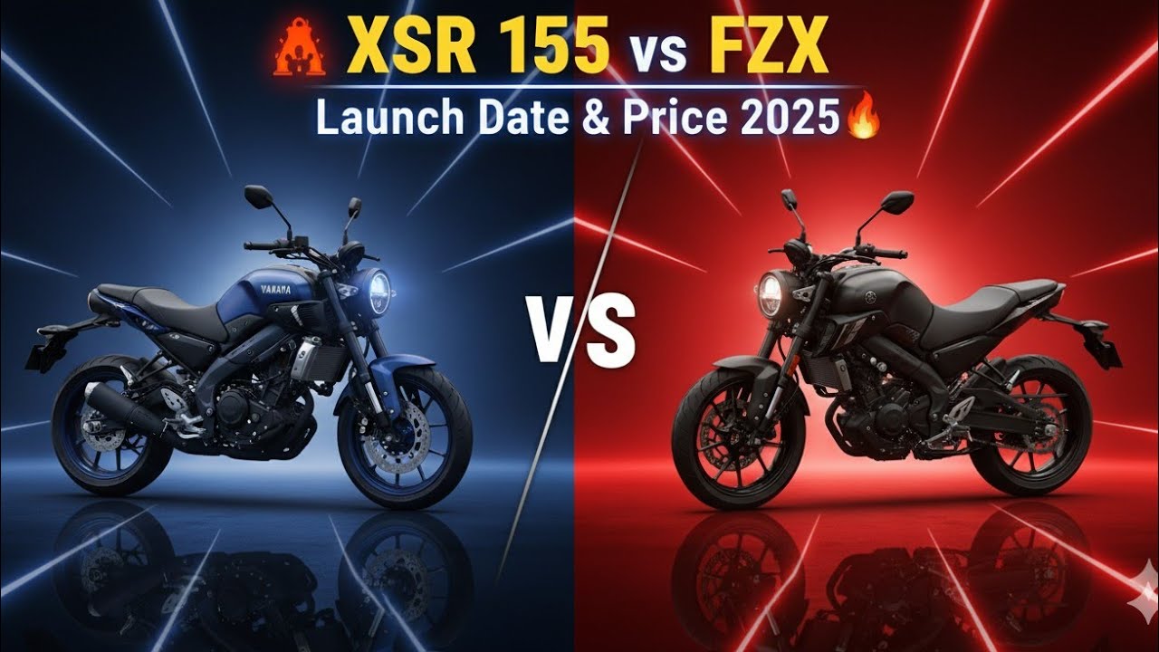 Yamaha XSR 155 vs Yamaha FZX 2025🔥 | XSR 155 Launch Date, Price & Upcoming Bikes in India😍