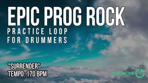 Epic Prog Rock - Drumless Track For Drummers - "Surrender"
