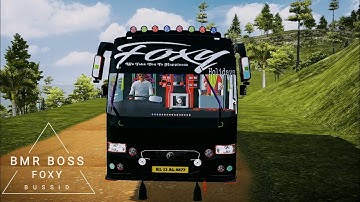 FOXY Kerala Bmr Boss Bus Mod In Bus Simulator Indonesia - Bussid Bus Mod - Bussid Car Mod - Bussid