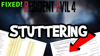 Fix Resident Evil 4 FPS Drops & Stutters (100% FIX)