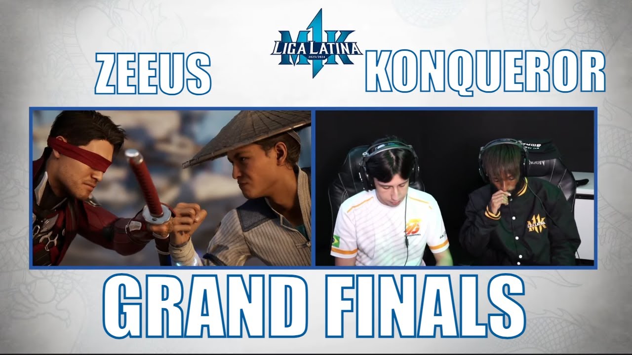 MK1: GRAND FINAL - ZEEUS VS KONQUEROR - RAIDEN VS KENSHI | LIGA LATINA BRASIL