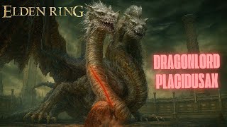 Elden Ring: Dragonlord Placidusax (Boss Fight) 4k 60fps
