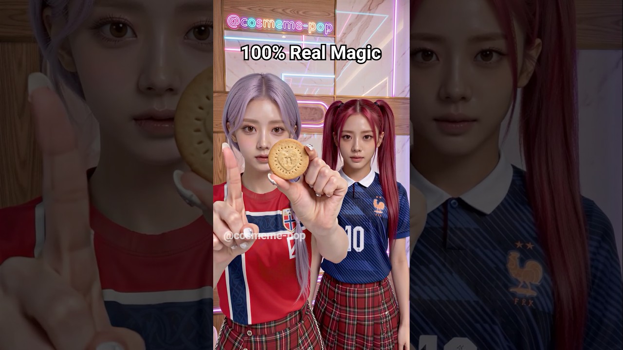 Watch Closely… the Cookie Is About to Vanish 👀✨ #kpop #parody #football #meme